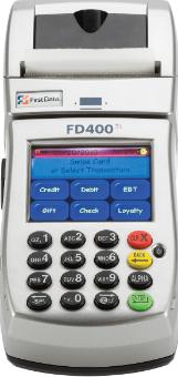 fd400ti credit card machine 